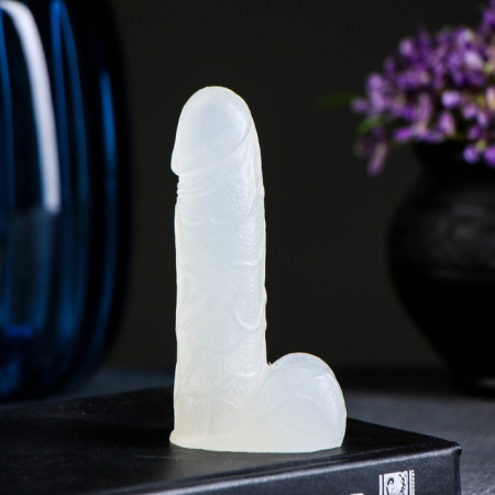 Мыло 18+ в виде пениса (светится в темноте)